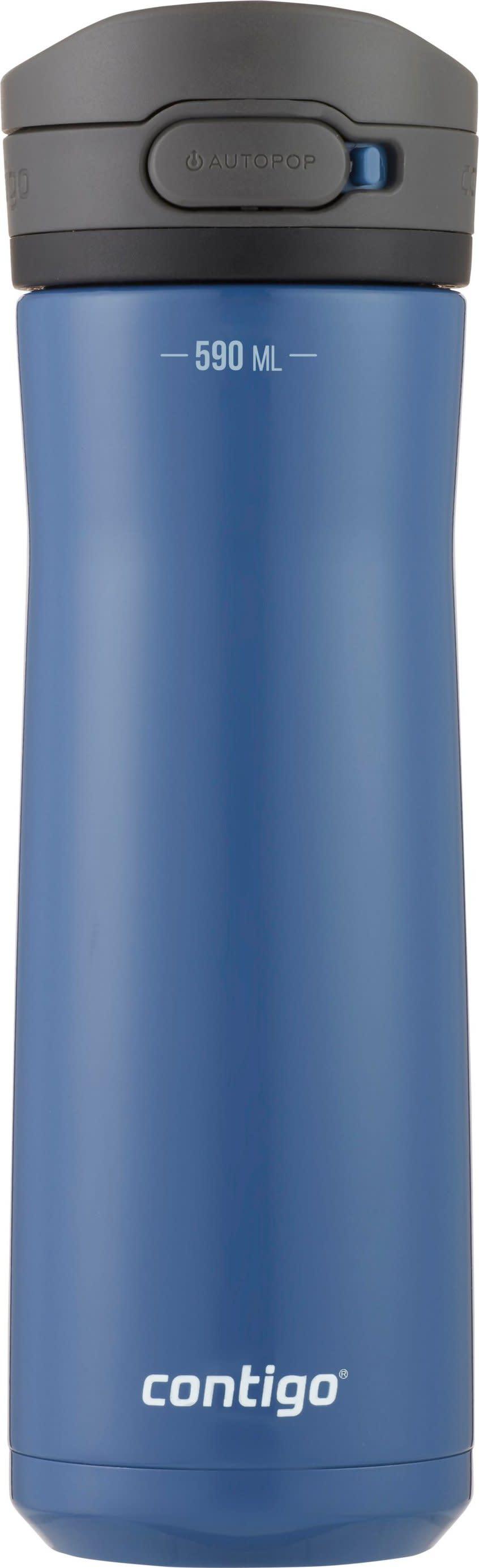 Contigo Jackson Chill Autopop Vacuum-Insulated Water Bottle 590 ml Blue Corn