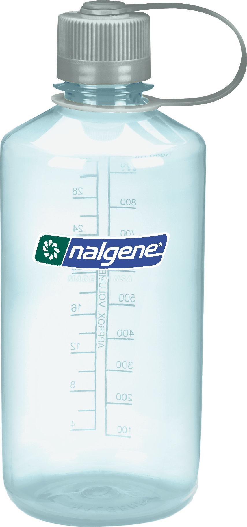 Nalgene 1L Narrow Mouth Sustain Light Green/Silver