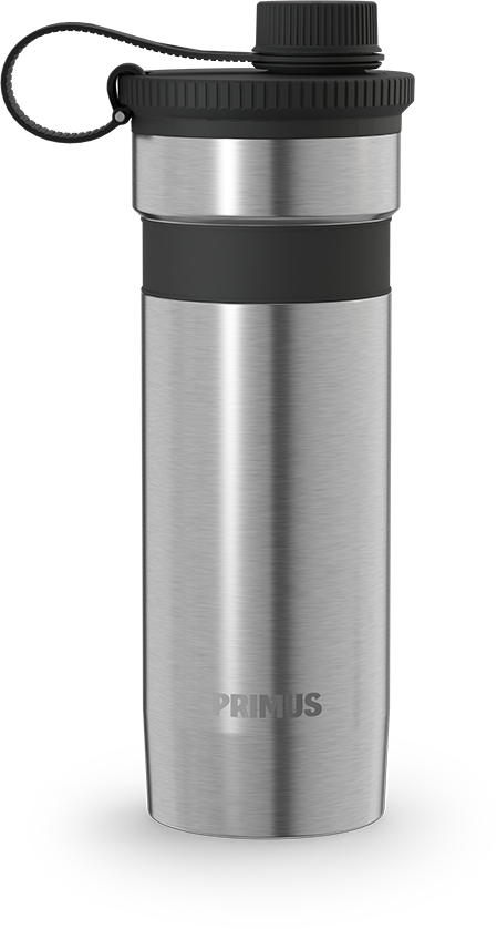 Primus Mika Wide Insulated Bottle 0.5 L Drink Cap Stainless Steel