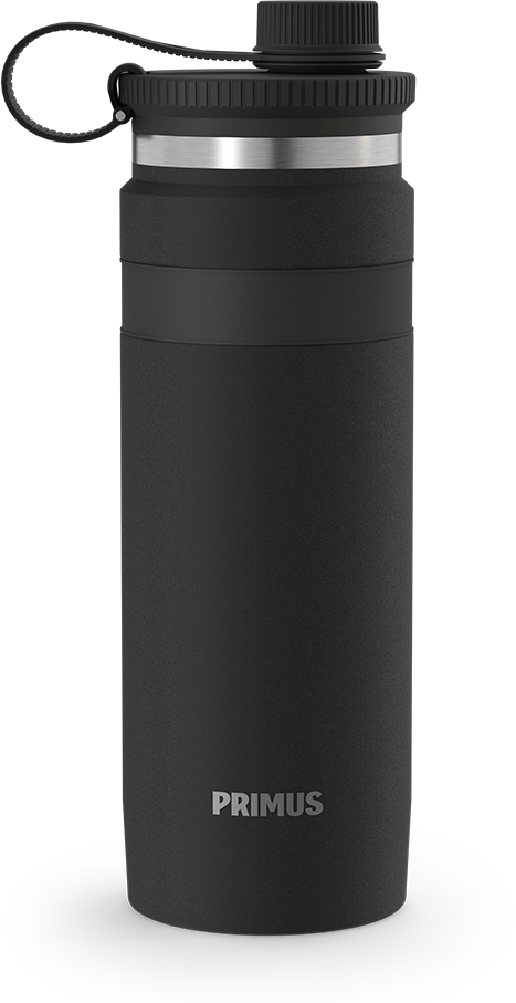 Primus Mika Wide Insulated Bottle 0.75 L Drink Cap Cliffside Ash