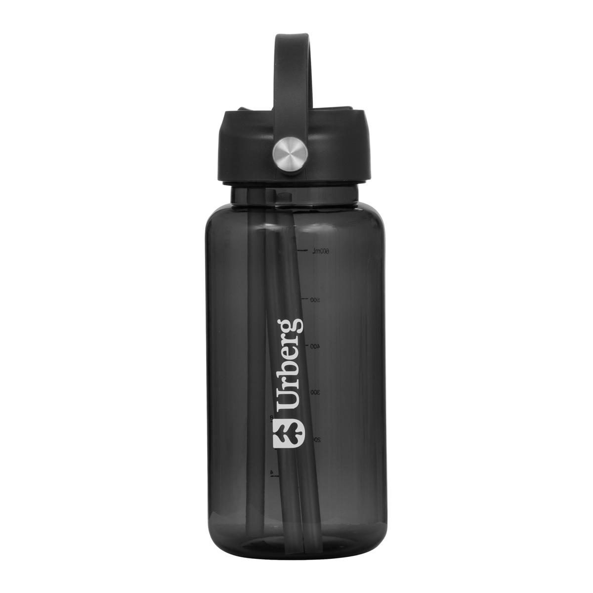Urberg Tritan Flip Straw 600ml Asphalt