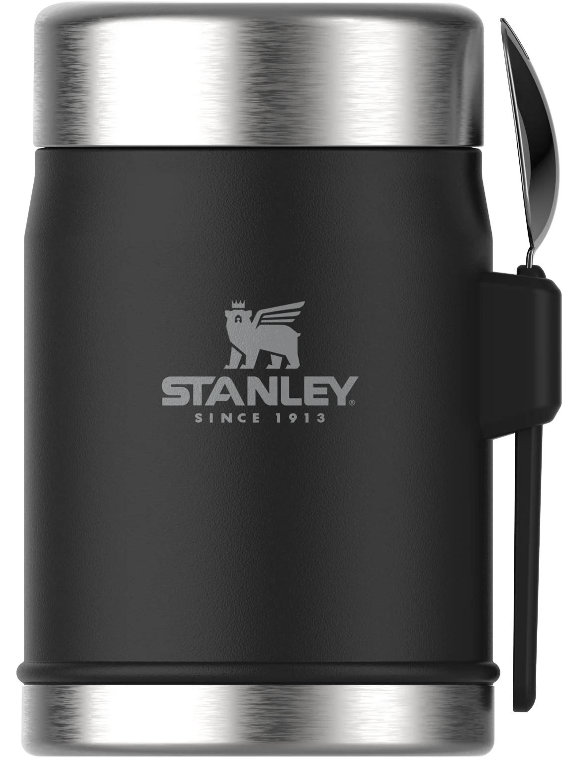Stanley The Legendary Food Jar + Spork Matte Black från Stanley