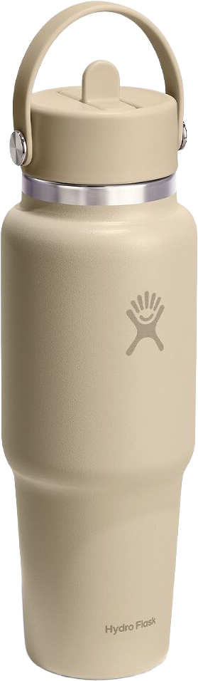 Hydro Flask 946 ml Wide Mouth Travel Bottle with Flex Straw Cap Oat från Hydro Flask