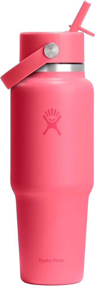 Hydro Flask 946 ml Wide Mouth Travel Bottle with Flex Straw Cap Popstar Pink från Hydro Flask